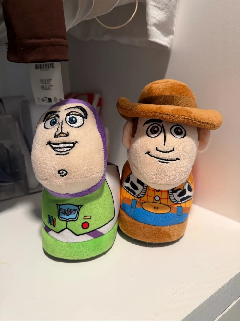 Toy Story Buzz Lightyear & Woody Plush Set - Green & Brown